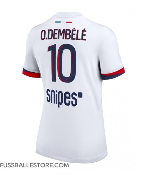 Günstige Paris Saint-Germain Ousmane Dembele #10 Auswärtstrikot Damen 2025-26 Kurzarm Günstige Paris Saint-Germain Ousmane Dembele #10 Auswärtstrikot Damen 2025-26 Kurzarm